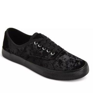 Black Crushed Velvet Mossimo Supply Co. Sneaker